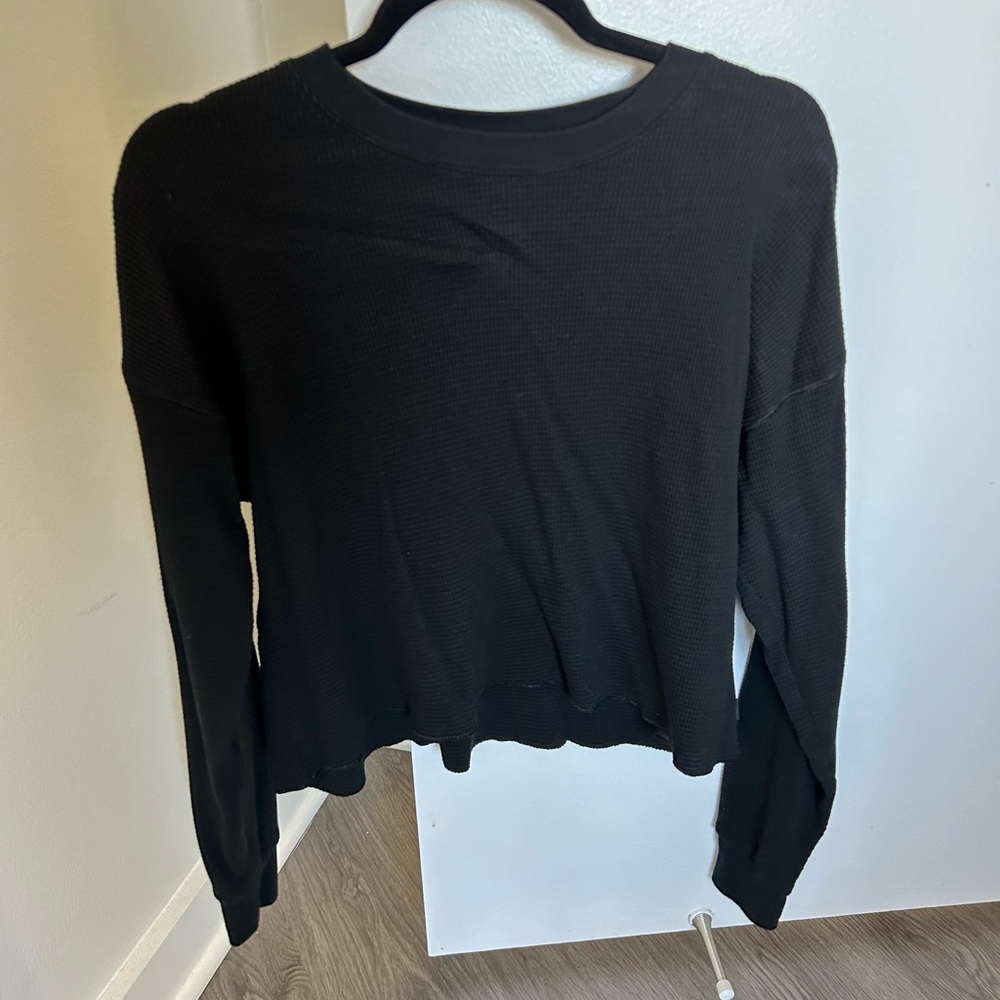 Aritzia TNA waffle long sleeve